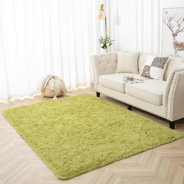 Mercer41 Plush Green Rug Wayfair